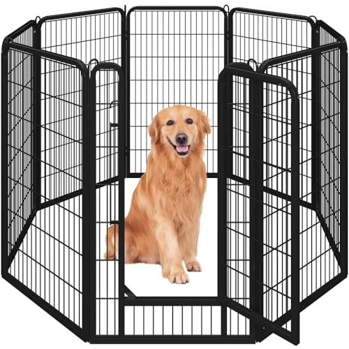 Yaheetech Parque para Perros Grande 8 Paneles 71 x 120...