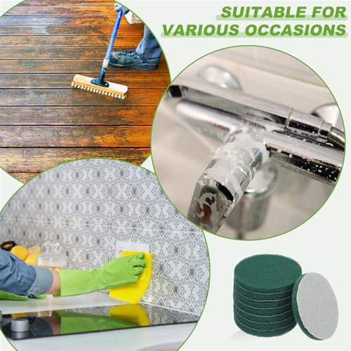Disques à récurer électriques grain 400 fixation perceuse brosse cuisine