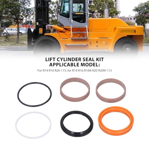 Kit de Vedação de Cilindro de Elevação de 6 Unidades, Juntas de Borracha, Kit de Vedação de Cilindro