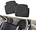 Motor Trend MT-794-BK FlexTough Advanced Performance Mats - 4pc HD Rubber Floor Mats for Car SUV Auto All Weather Plus (Black)