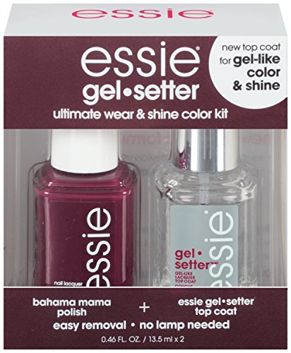 essie Gel Setter Ultimate Wear & Shine Color Kit, Bahama Mama essie Gel Setter Ultimate Wear & Shine Color Kit, Bahama Mama