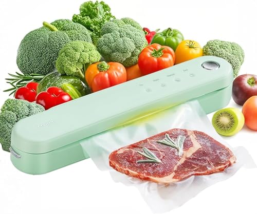TOKIT Machine Sous Vide Alimentaire 5 en 1, Appareil de Mise Sous Vide pour Aliments Secs et Humides, Cuisson Sous Vide et Conservation des Aliments Frais avec...