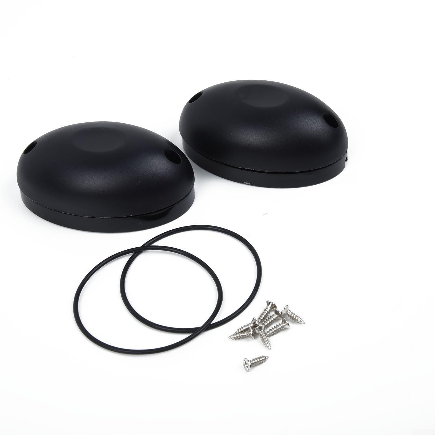 Juego de dos sensores de fotocélula para puertas correderas, diseñados para funcionar a 12 V/24 V CC con capacidades de ajuste automático en mal tiempo