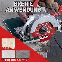 EZARC Diamant Trennscheiben 125mm Feinsteinzeug, Nassschnitt, 2tlg – Ansicht 7