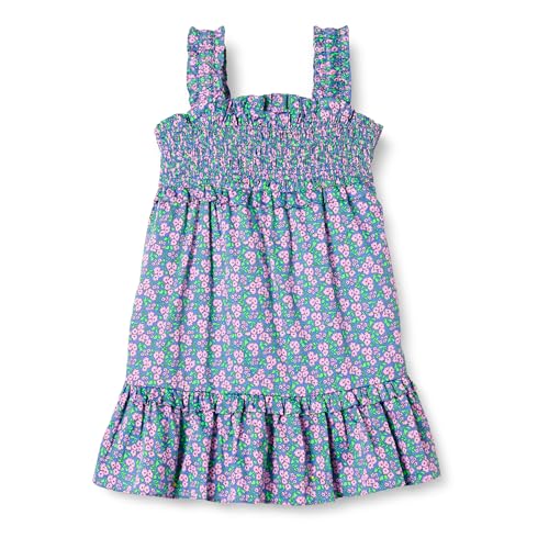 Image of Amazon Essentials Girls and Toddlers' 100% Cotton Smocked Tank Dress