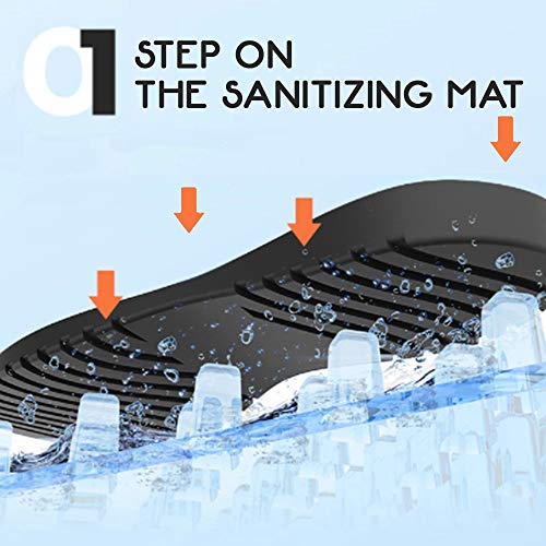 Amazon Com Sanistride Sports Mat Shoe Disinfectant Mat System 1 2 Deep Rubber Base Mat With Proprietary Sanitizer Insert 1 2 Thick 1 Garden Outdoor