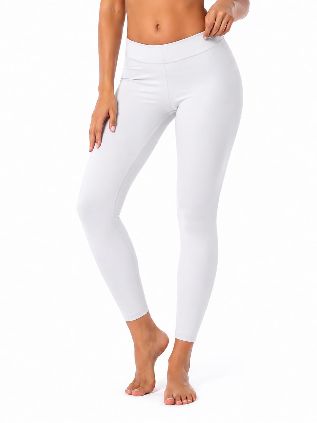 Miss Diya Women Legging's Ankle Length 002- Pure White-image-13