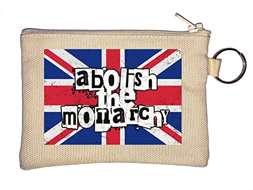 Photo de Porte-monnaie avec drapeau du Royaume-Uni Abolish The Monarchy Beige