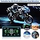 [2025] CAMECHO 6 Zoll Wireless Motorrad-Carplay Android Auto, IP68 Wasserdicht HD 1440 * 720 Touchscreen Bildschirm Navi Display für Motorräder mit Dual Bluetooth 5.0 + Airplay Android Cast