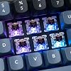 Keychron V2 Wired Custom Mechanical Keyboard, 65% Layout QMK/VIA Programmable Macro with Hot-swappable K Pro Brown Switch Compatible with Mac Windows Linux (Frosted Black - Translucent)