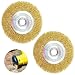 Produktbild UAPPO Fugenbürste 2er Set,Drahtbürste,Kompatibel mit Gloria Multibrush und anderen Drahtbürsten,Weedbrush Zubehör Ersatzbürste Bürste,12 mm Breite
