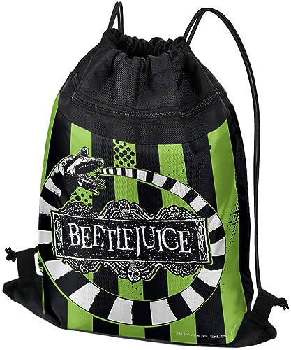 LOGOVISION Beetlejuice Beetle Worm Drawstring Backpack Sports Bag Sackpack 17