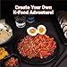 KINIKORA Premium Instant Rabokki Cup - Swicy Flavor, 2 Cups, Korean Ramen & Tteokbokki, Quick and Easy Street Food
