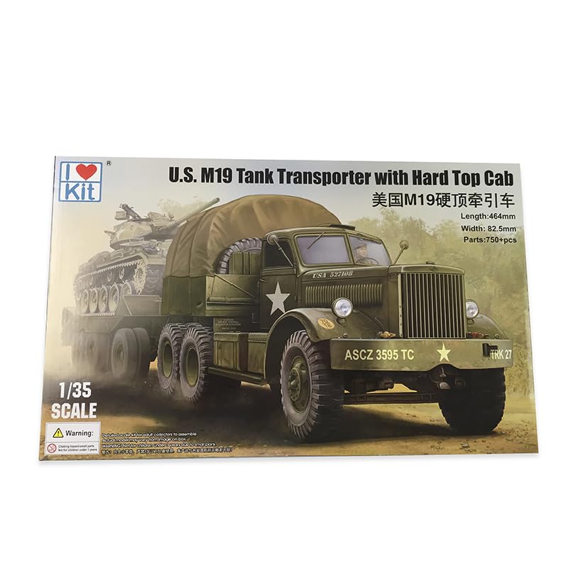 TOUCAN RC HOBBY Trumpeter 63501 - Carro armato in plastica per trattore americano M19, scala 1/35, per bambini dai 15 anni in su