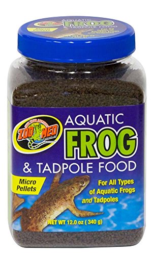 Zoo Med Aquatic Frog and Tadpole Food 12 Ounces Each Made in The USA (12 Ounces)