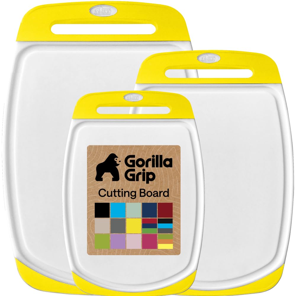 Gorilla Grip BPA-Free Cutting Board Set