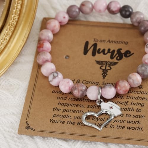 HUTIMY Nurse Thank You Gifts for Women 2025 Nurse Week Practitioner Appreciation Jewelry4