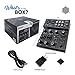Pyle Professional Wireless DJ Audio Mixer - 4 Channel Bluetooth Controller Sound Mixer, USB Audio Interface, 2 Combo Jack XLR+6.35mm Mic/Line/Guitar in, 3.5mm, RCA AUX, Headphone Jack - PAD43MXUBT
