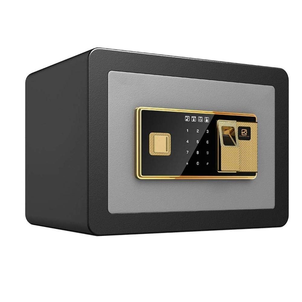 Cassaforte, ignifugo, impermeabile, cassaforte, cassaforte biometrica per impronte digitali, password di sicurezza, cassaforte per documenti d'identità, documenti A4, computer portatili, ebreo per la