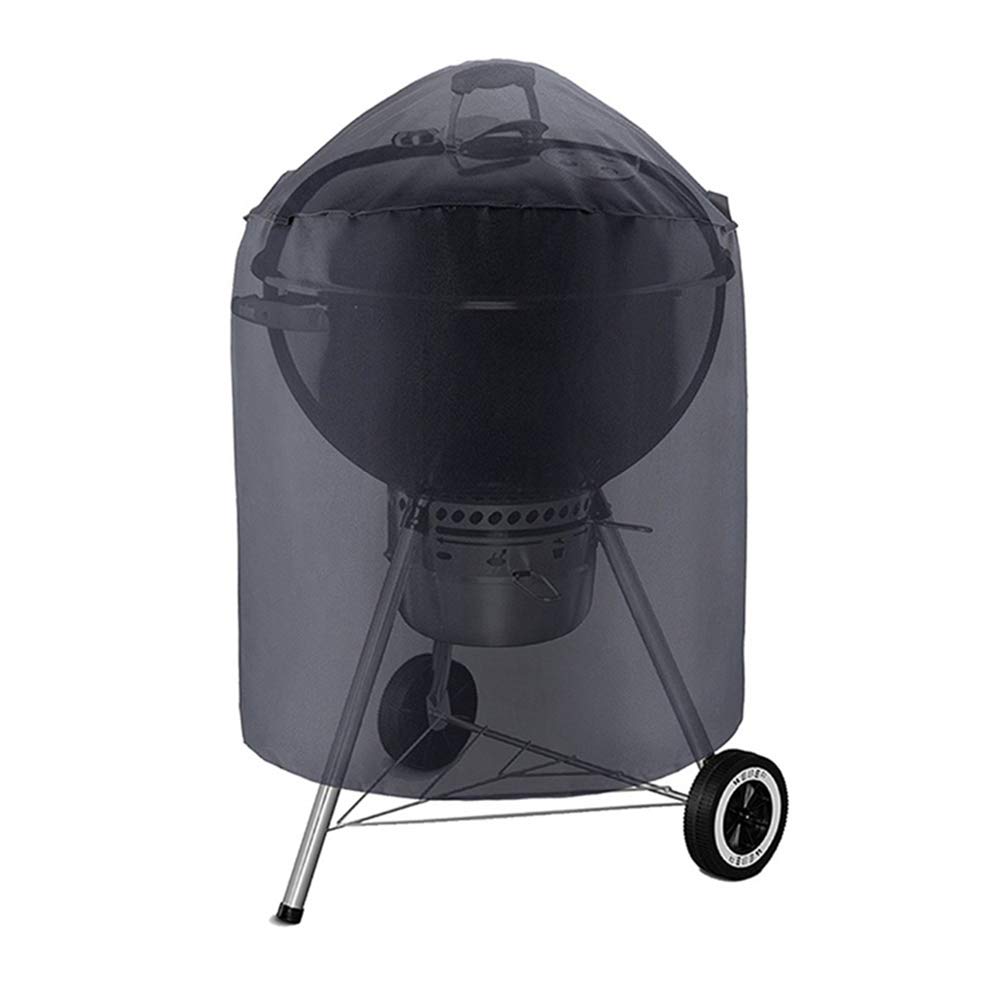 STTC Telo Copri Barbecue Copertura, Impermeabile Telo Protettivo per Barbecue Grill Rotondo Resistente allo Strappo Impermeabile 210D Oxford,58x77cm