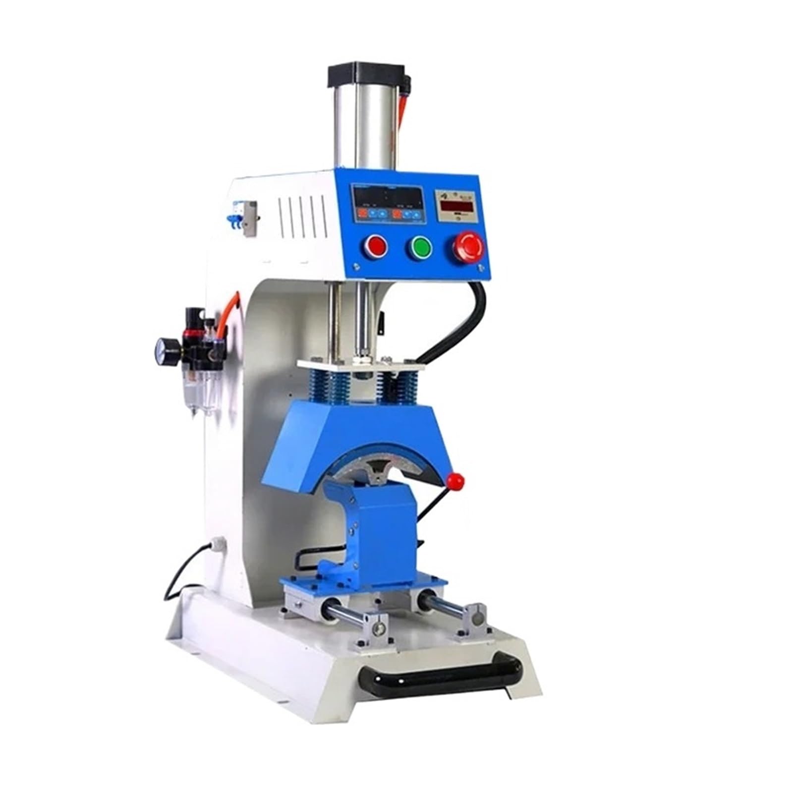 4 W 1 Pneumatyczna Maszyna Do Tłoczenia Na Gorąco 230x100 Mm, Prasa Termotransferowa Czapek, Koszulek, Skórzanych, Z Logo, Możliwość Pracy Ciągłej DokłAdna Lokalizacja