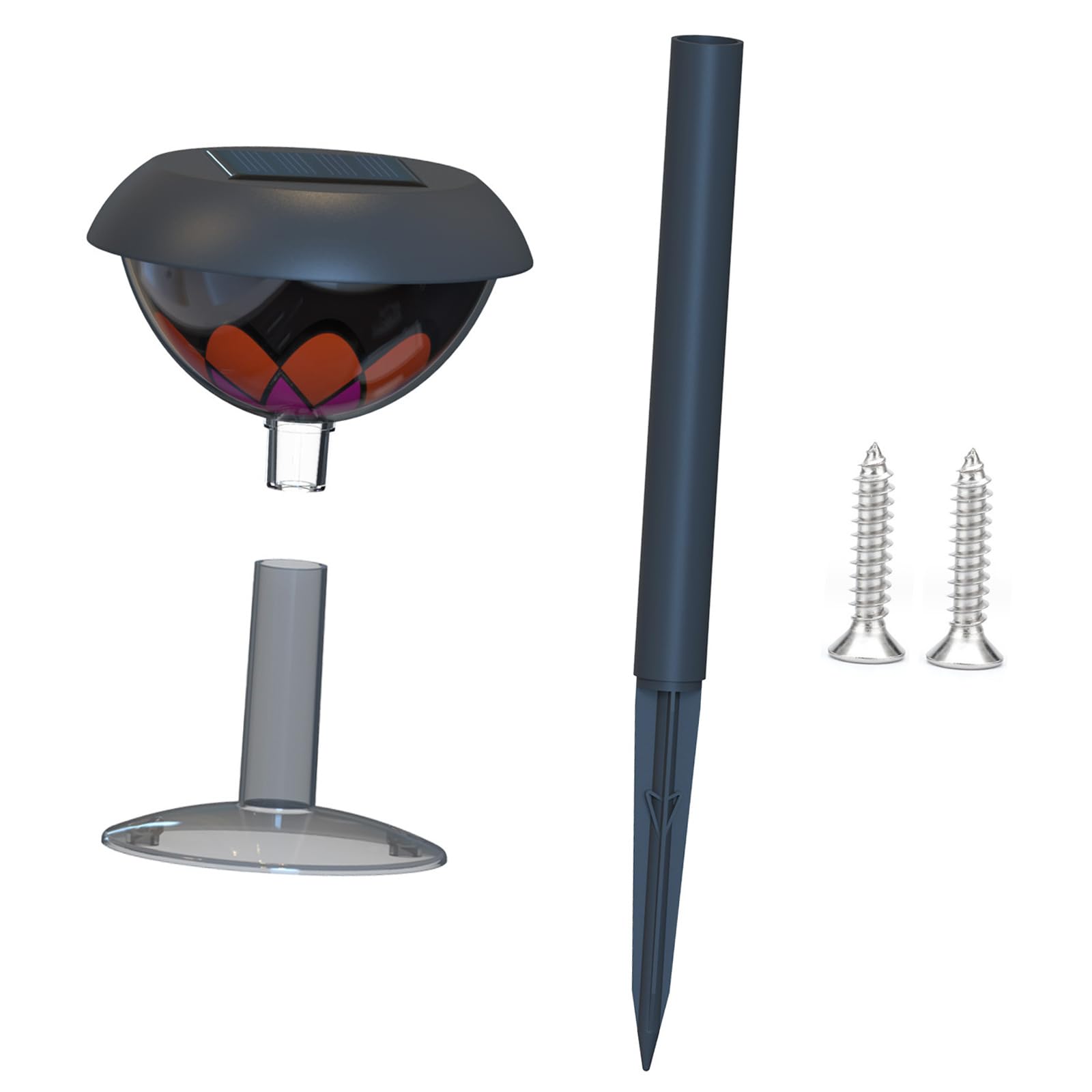 FROMCEO Solar Flower Light Outdoor Waterproof Automatic on Off Landscape Lighting for Garden Pathway Decoration Solar Garden Decoration