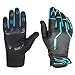 Hand Fellow Unisex Fahrradhandschuhe, Touchscreen Handschuhe Warme Fahrradhandschuhe Herren & Damen Winddicht Indoor Outdoor Laufhandschuhe (Blau, Medium)