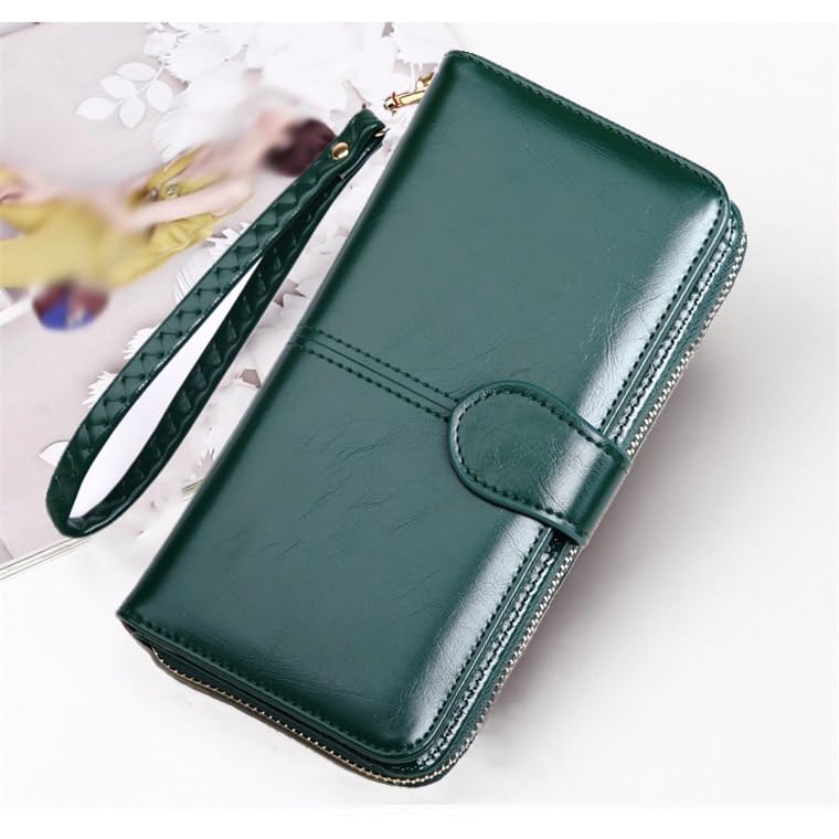 Wallet Women's Long Zipper Buckle Multi Card Position Money Clip Bag Clutch Bags2