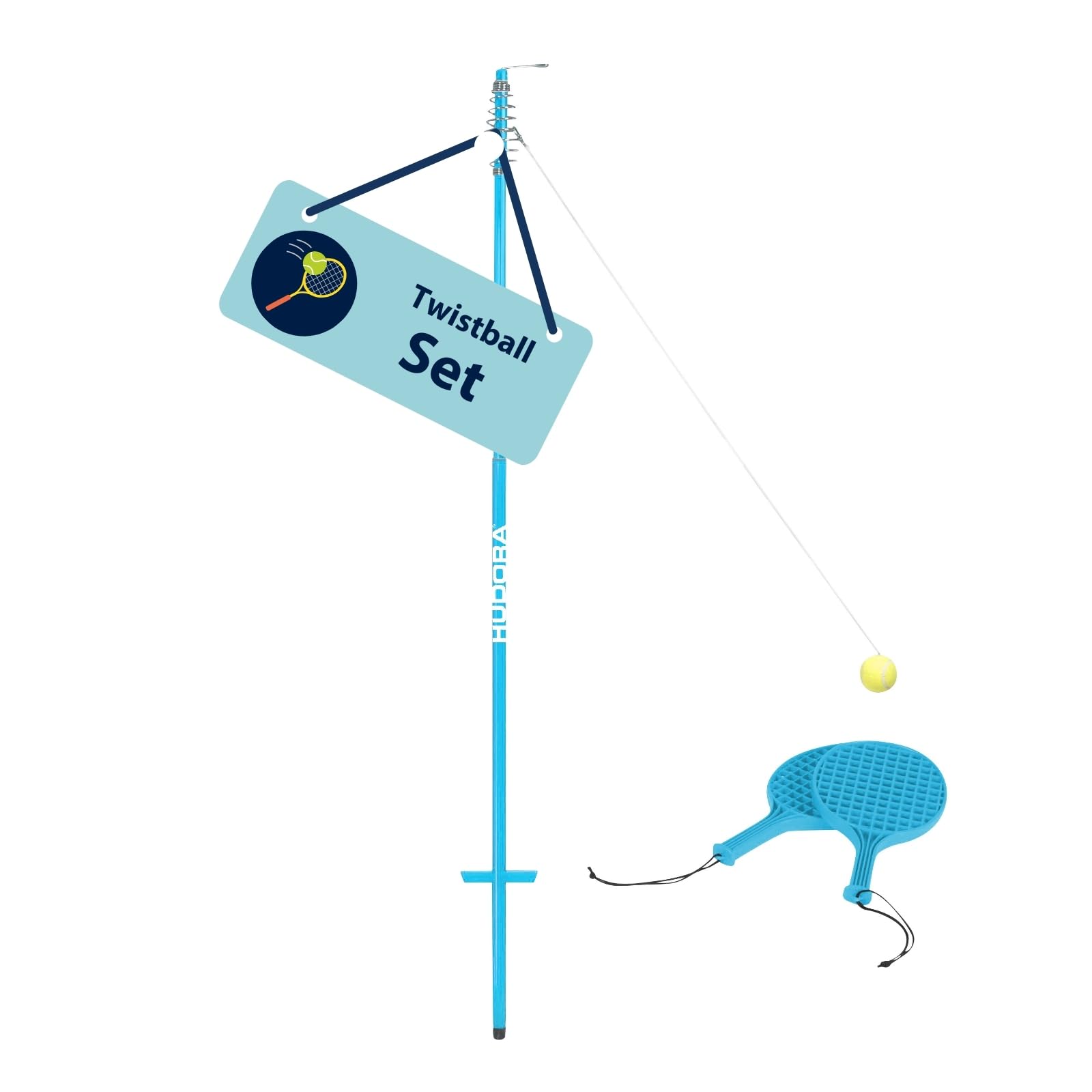 HUDORA Twistball Set inkl. 2 Twistball-Schlägern