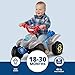 Kid Trax Nickelodeon's Paw Patrol Toddler Quad Electric Ride On Toy, 18-30 Months, 6 Volt, Max Weight 44 lbs, Blue/Grey