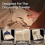 Briggs & Riley 26" Medium Expandable Spinner - Checked Luggage for Travel, Suitcases with Wheels, Softside Rolling Bag for Men & Women, Self-Repairing Zipper - Baseline Collection, Olive - Image 5