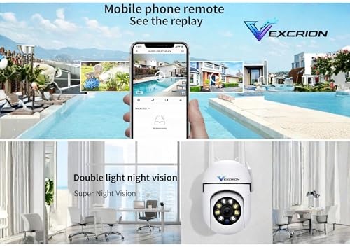 Image of 3MP WiFi Security Camera for Home | 360 PTZ | Color Night Vision | Motion Detection | Two-Way Audio | App Control | SD Card Support
