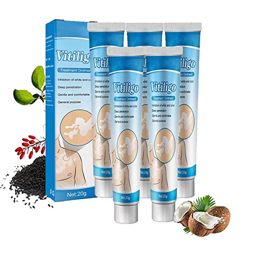 Crema De Tratamiento De Vitiligo, Crema De Vitiligo, Punto Blanco Crema Vitiligo Tratamiento Ungüento Alivio De La Leucoplasia, Deshacerse De Manchas Blancas En La Piel 5 Pcs Crema De Tratamiento De Vitiligo, Crema De Vitiligo, Punto Blanco Crema Vitiligo Tratamiento Ungüento Alivio De La Leucoplasia, Deshacerse De Manchas Blancas En La Piel 5 Pcs