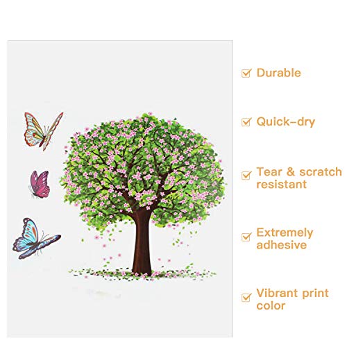 Jandjpackaging Printable Sticker Paper-20 Sheets Matte Printable Vinyl For Inkjet Printer-Waterproof Sticker Paper A4 Size (8.5''X11") #TOP3