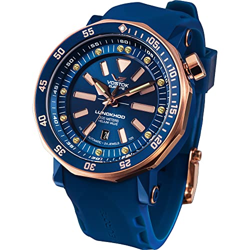 Vostok Europe Men Analog Automatic Watch with Leather Strap 620E632