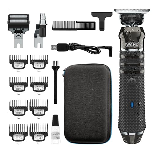 Wahl Pro Series High Visibility Trimmer, Cuchilla de Corte Cercano, Ion-Litio, Cortabarba totalmente lavable, Kit de Aseo, Cabezales Intercambiables, Profesional, Sin Cable, Corte Cercano-image