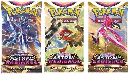 Pokemon TCG Astral Radiance 4 boosters pour obtenir des Pokémon Radieux et des cartes VSTAR