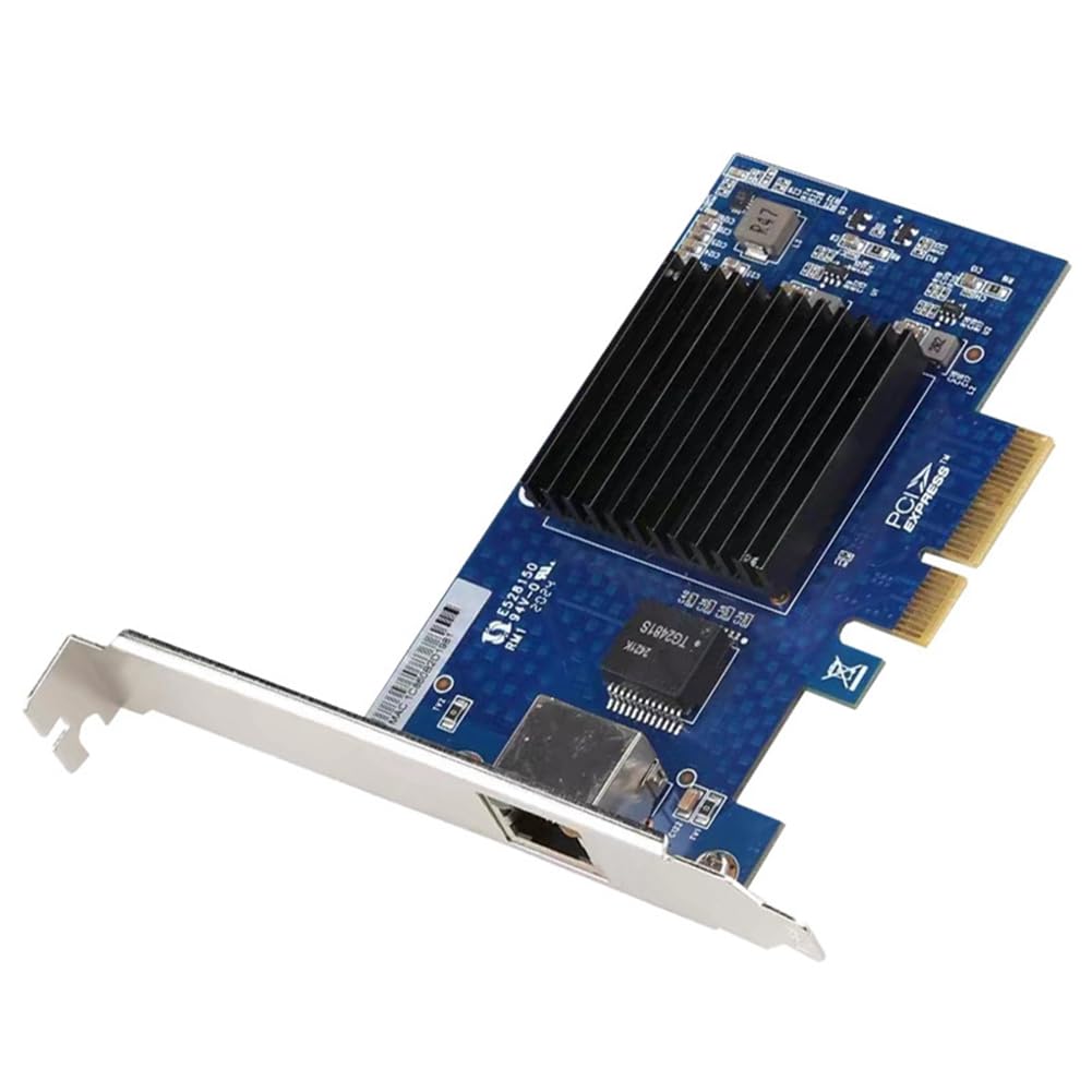 Scheda di Rete PCI-e Adattatore Scheda di Rete per Server Gigabit 10G PCI-e X4 A Porta Singola AQC107 NIC Ethernet per Desktop