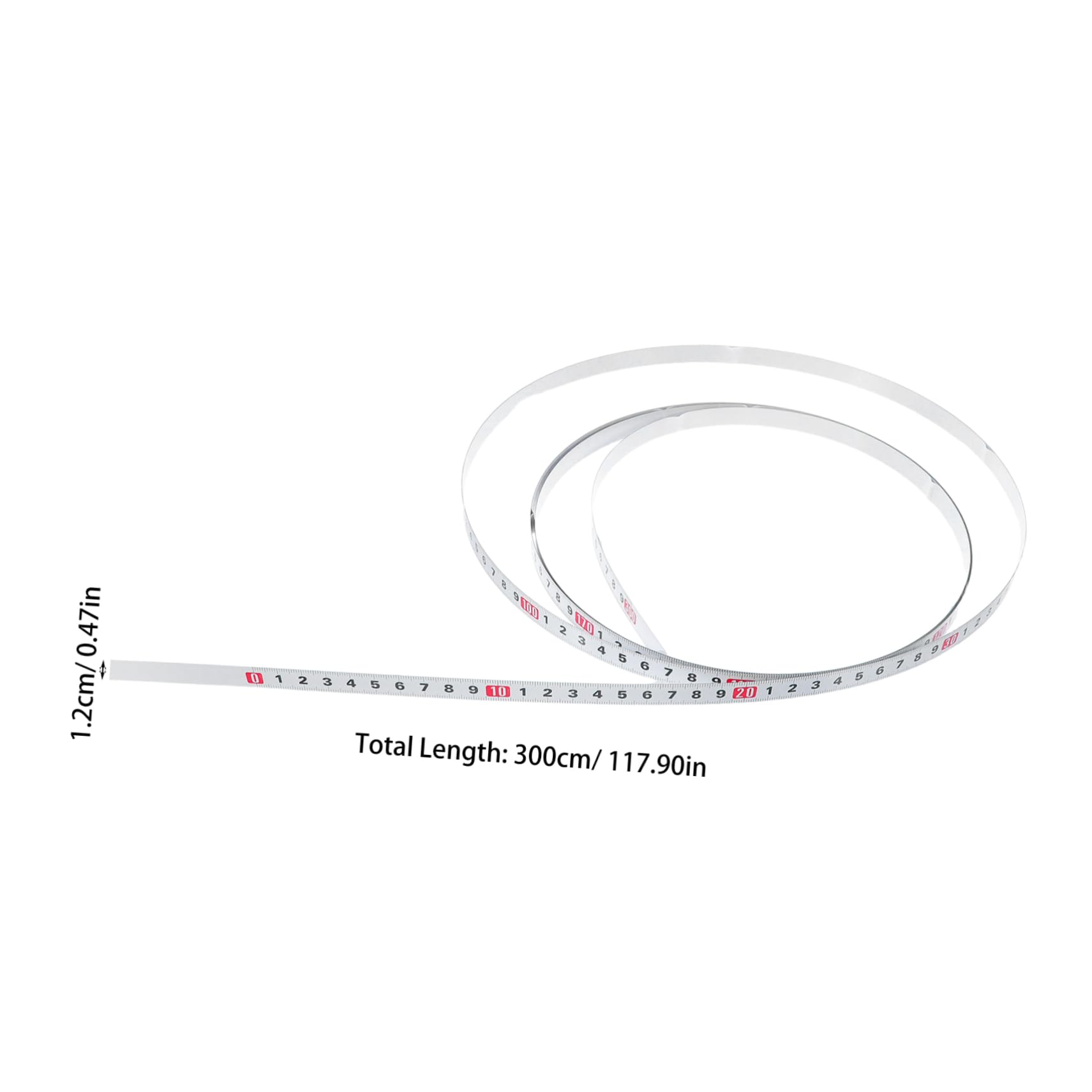 balacoo Workbench Tape Measure Sticky Ruler Self-Adhesive Measuring Tape Woodworking Tool Sturdy Material