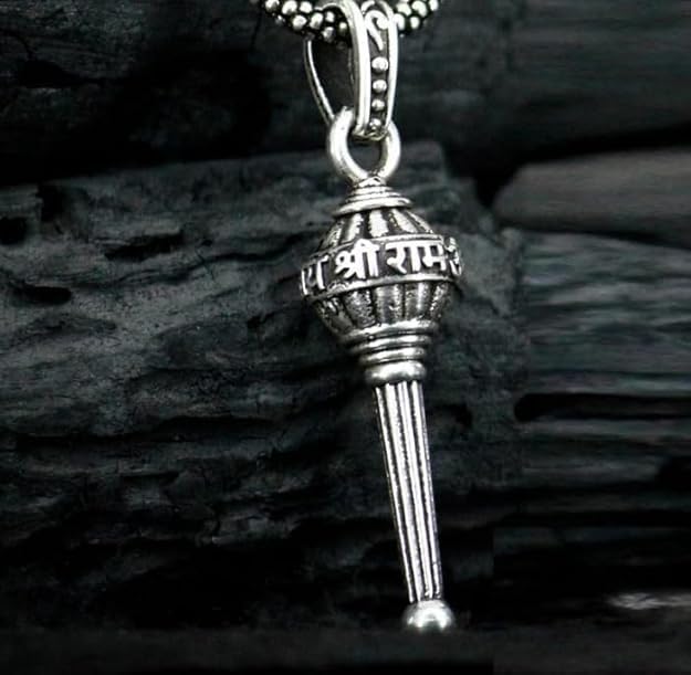 Image of Hanuman Locket for Men & Women | Spiritual Religious Pendant with Chain | Bajrangbali Hanuman Ji Kavach for Protection, Strength, Positive Energy & Devotional Wear Unisex