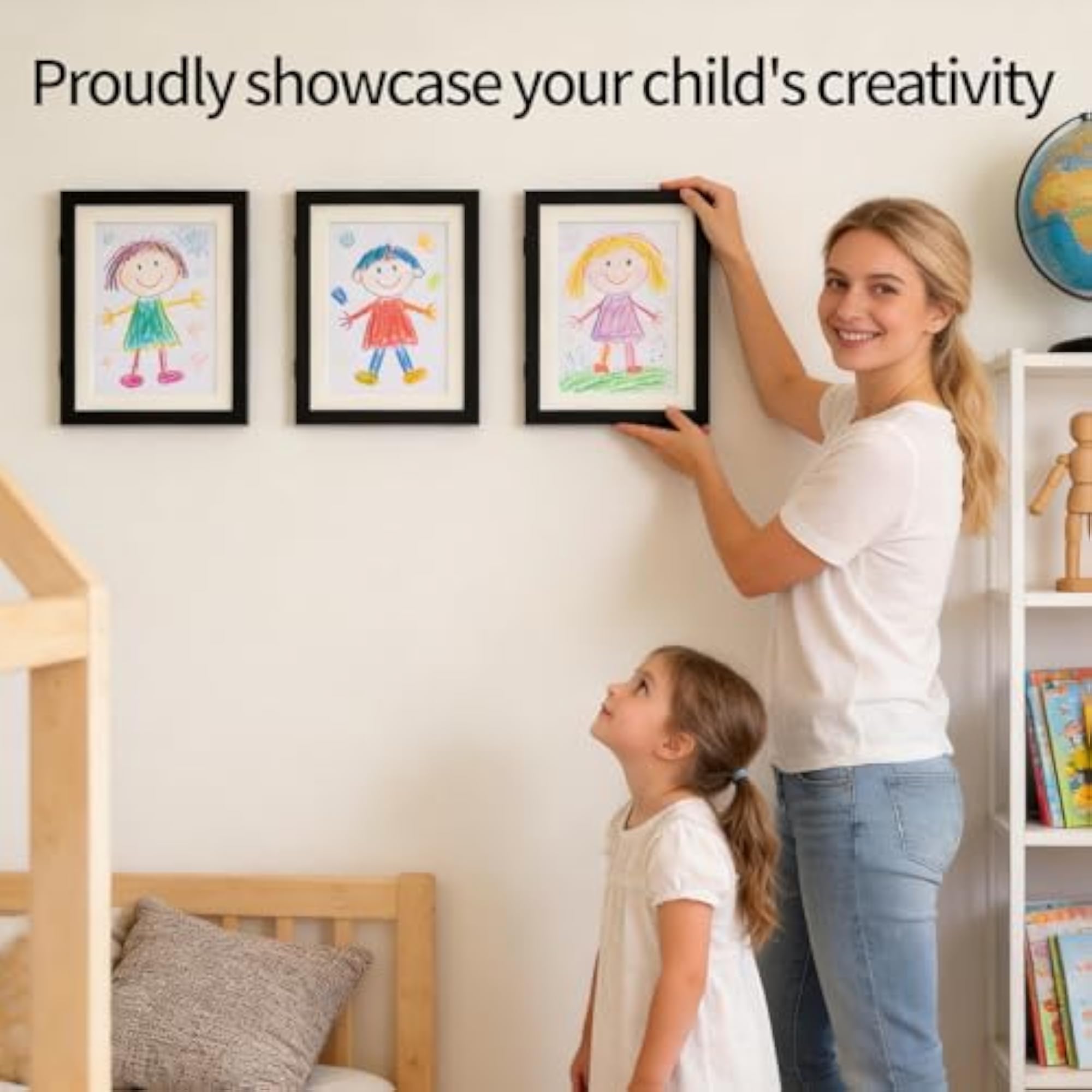 Kids Art Frames 2 Pack for Displaying Artwork