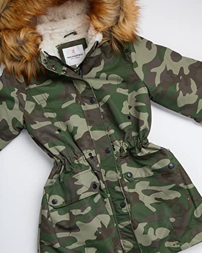 URBAN REPUBLIC Girls' Winter Coat - Anorak Parka Jacket with Fur Trim Hood (Size: 4-16)3