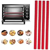 Houjing Oven Rack Shields Flexible & Cuttable 14' Silicone Heat Protector Strip Protects Hand...
