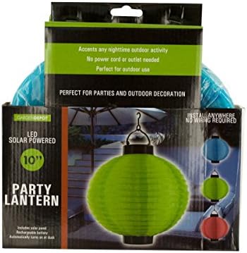 Solar Powered LED Party Lantern - Pack of 8