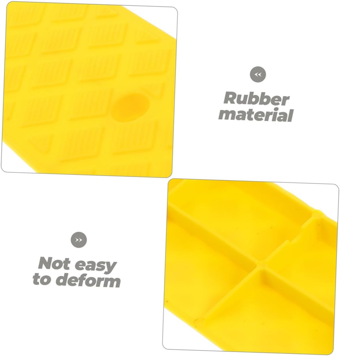 Zerodeko Ramp Heavy Duty Rubber Ramp with Slip Surface for Wheelchair Access Driveway Sidewalk and Home Entrance Use Durable Versatile