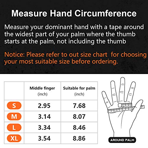 Ozero Utility Work Gloves For Men Women: Touchscreen Mehcanic Glove Flex Grip Non-Slip Palm For Gardening, Yard Work, Construction, Diy, Shooting, Hunting, 1 Pair (Black, Medium) #TOP4