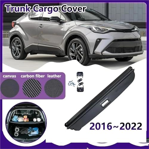 Cortina de maletero retráctil con seguridad antirrobo para Toyota CHR 2019 3