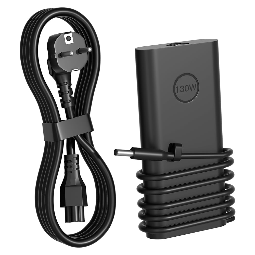 Chargeur 130W avec Embout de 4,5mm Compatible avec Dell Precision 5540 5530 5520 5510 M3800, XPS 15 9570 9560 9550 7590, OptiPlex & Inspiron AIO Desktop