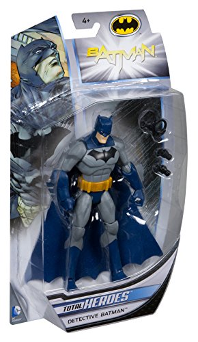 Mattel Dc Comics Total Heroes Detective Batman 6" Action Figure #TOP2