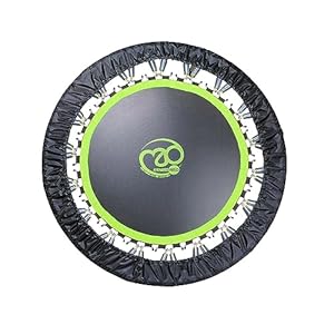 Fitness Mad Studio Pro Rebounder, 40” Fitness Trampoline, Aerobic Exercise Bouncer, Foldable Mini Trampoline, Weight Loss & Improves General Fitness